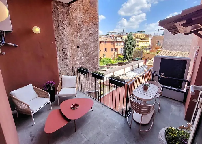 Ych Elegant Flat With Terrace To Trastevere *